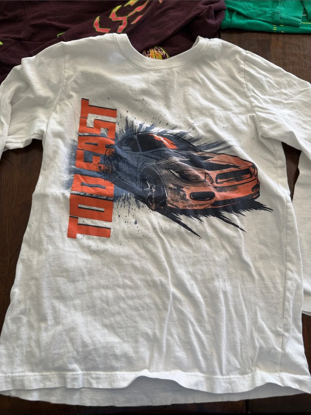 Bundle of 14 Boys Graphic long Sleeve T-Shirt Bundle - Size 8/10